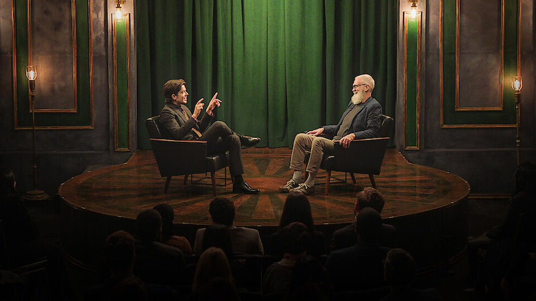 John Mulaney & David Letterman.
